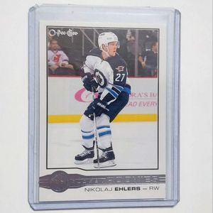 Nikolaj Ehlers O-Pee-Chee Glossy Rookies  2015-16 Hockey Card #R-9